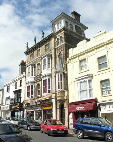 Die Hauptstraße in Ryde