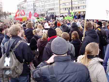 Masse der Studenten